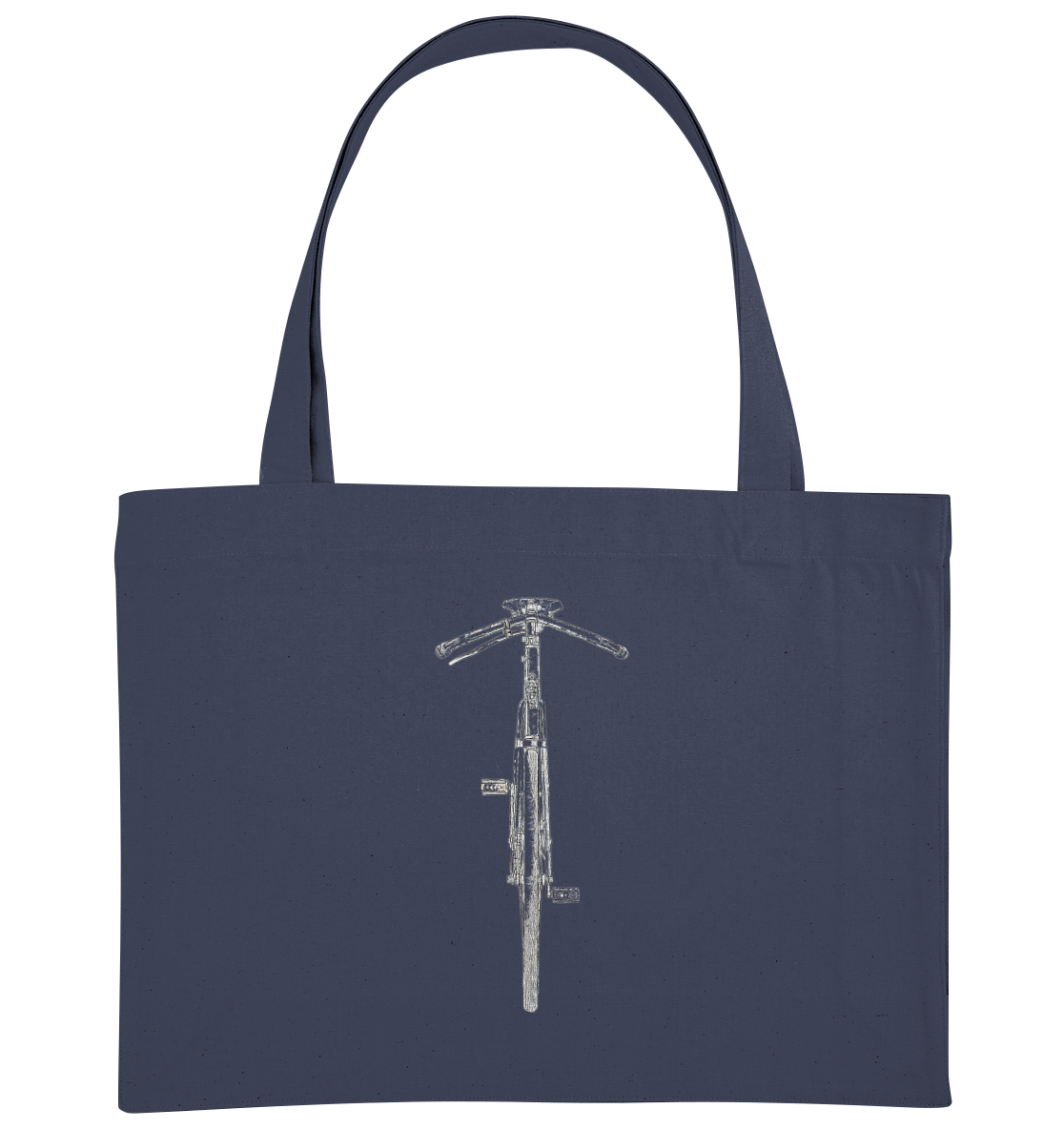 Rennrad Single Speed No. 2 - Organic Shopping-Bag