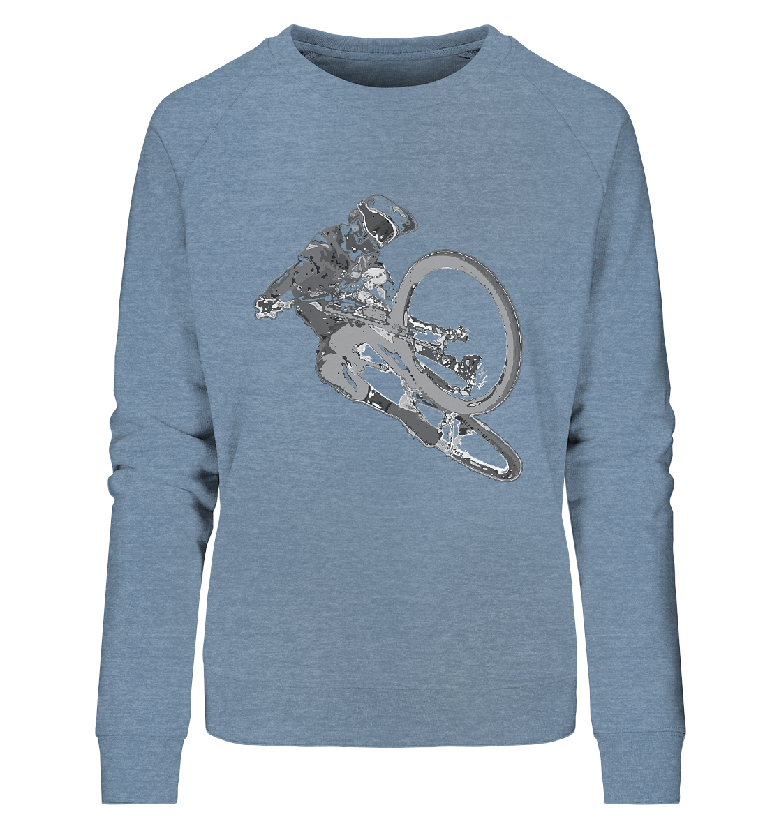 Downhill Jump No. 1 - Ladies Organic Sweatshirt