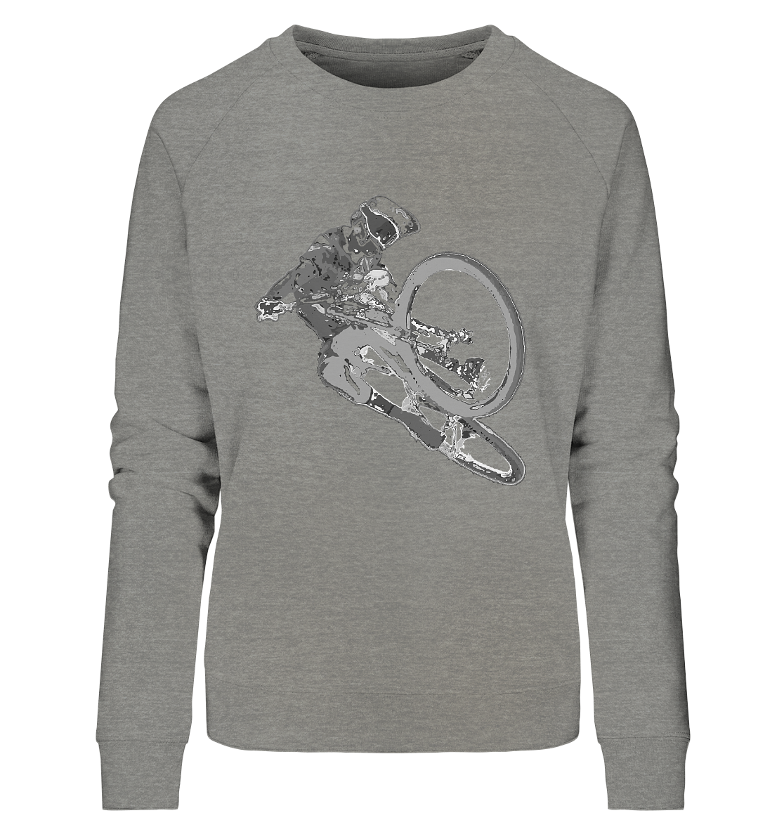 Downhill Jump No. 1 - Ladies Organic Sweatshirt