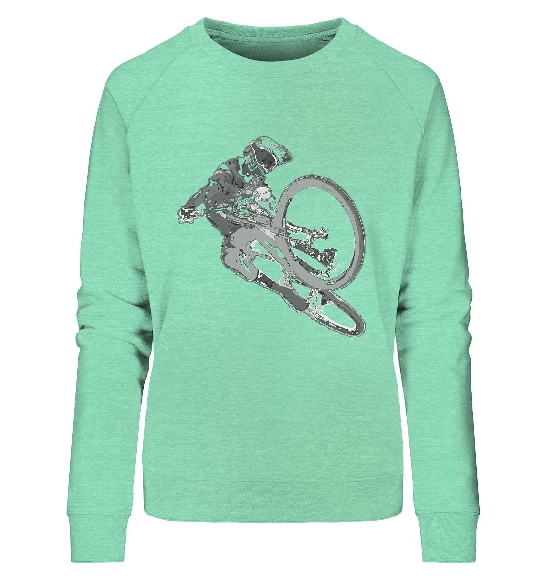 Downhill Jump No. 1 - Ladies Organic Sweatshirt